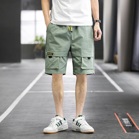 Men's Classic Relaxed Fit Running Athletic Cargo Shorts